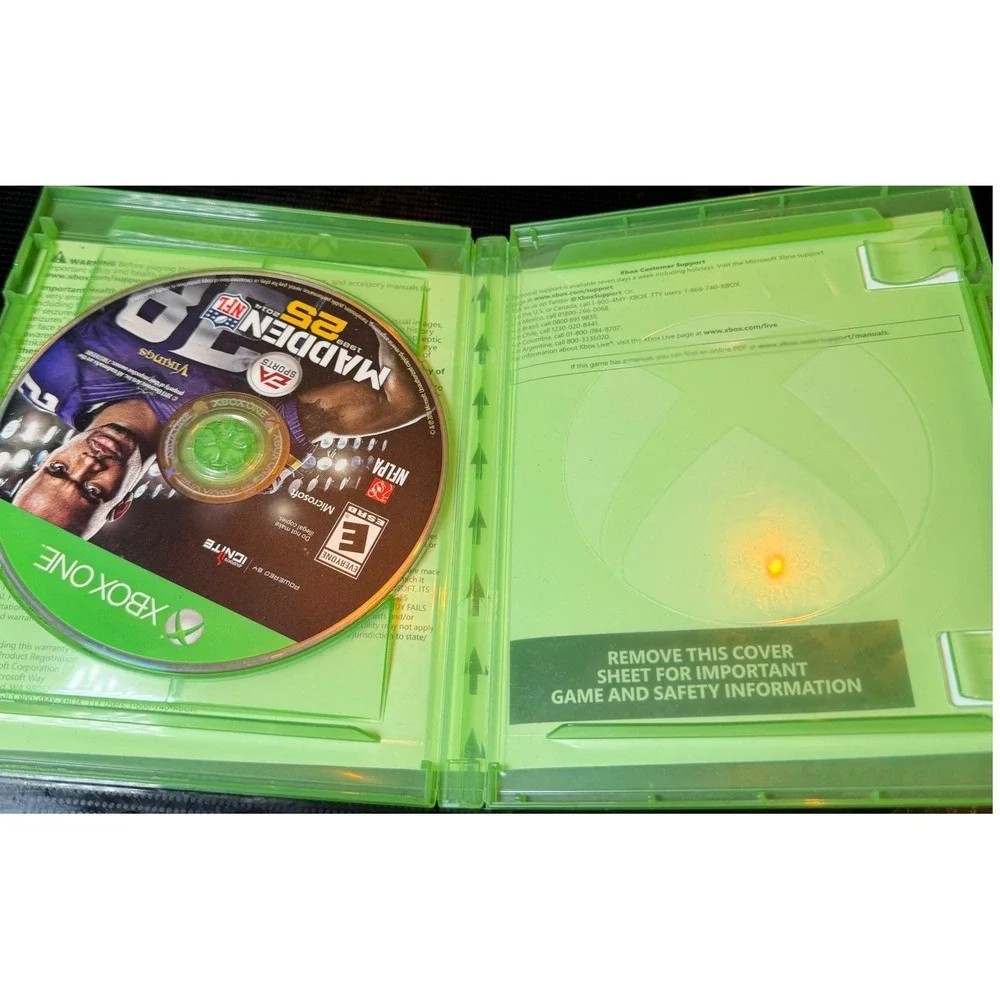 Lot of 6 Video Games Xbox One, PS2, Nintendo Wii Minecraft GTA V Madden 16 WWE